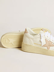 Women's Ball Star with pink nubuck star and heel tab