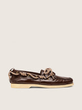 Women's Cruise loafer in glossy dark brown leather