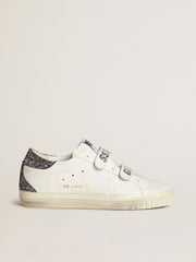 Bio-based Old School with perforated star and glitter heel tab