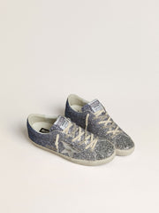 Super-Star LTD in multicolor glitter with silver metallic leather star