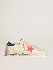 Women’s Super-Star in nappa with suede star and metallic leather heel tab