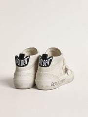 Women's Mid Star with silver glitter star and black laminated heel tab