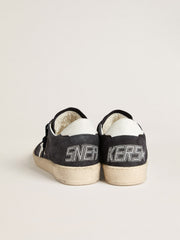 Women's Ball Star in dark blue suede with leather star and heel tab