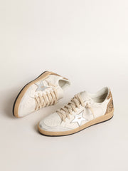 Ball Star with metallic leather star and glitter heel tab