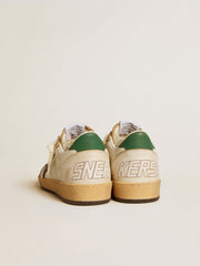 Women’s Ball Star with black leather star and green leather heel tab