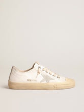 V-Star in nappa leather with ice-gray suede star and heel tab