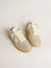 Women’s Forty2 in white leather and Swarovski crystals with white star