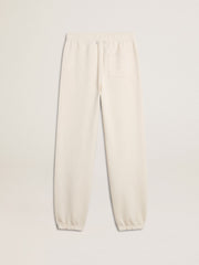 White joggers