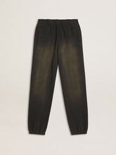 Unisex washed black joggers