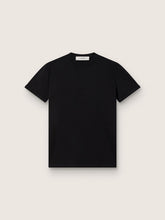 Women’s regular-fit distressed T-shirt in black