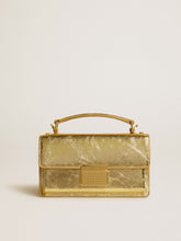 Small Venezia Bag in gold metallic leather with gold details