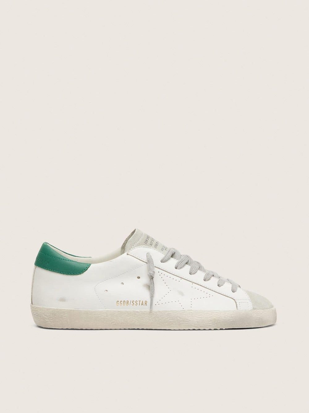 Men’s Super-Star with perforated star and green heel tab