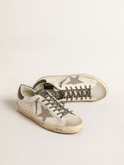 Super-Star with croc-print star and green heel tab