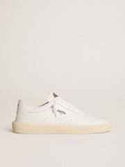 Men's Tenth Star in white leather