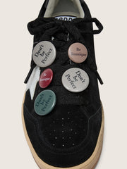 Men's Ball Star LTD in black suede with Skins
