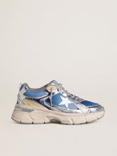 Men's Lightstar in light blue mesh with white TPU star and silver bio-based inserts