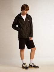 Men's black windbreaker | Golden Goose