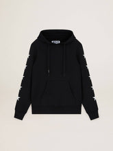 Black Alighiero Star Collection sweatshirt with contrasting white stars