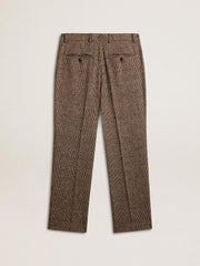 Men's soft houndstooth pants