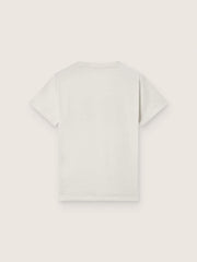 Journey boys’ T-shirt in white cotton jersey with logo