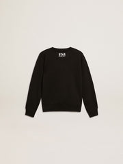 Boys’ black sweatshirt with white maxi star on the front