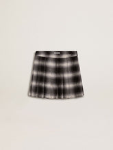 Girls' cotton pleated skirt