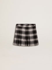 Girls' cotton pleated skirt