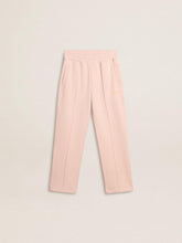 Girls’ pink joggers with print