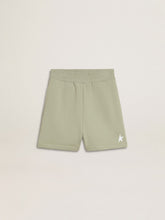 Light green shorts with white star