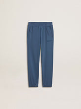 Kids’ blue joggers with embroidery
