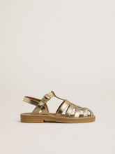 Maxime Young sandals in gold leather