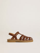 Maxime Young sandals in brown leather
