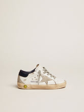 Junior Super-Star with gray suede star and blue heel tab