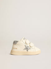 June in nappa leather with silver glitter star and heel tab