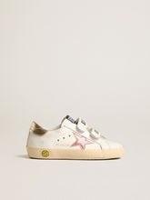 Young Old School in leather with metallic peach leather star
