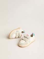 Young Ball Star with silver star and green suede heel tab
