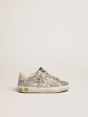 Super-Star Young with silver glitter