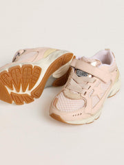 Young Lightstar in pink leather and mesh with pink leather star