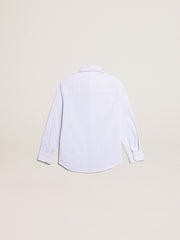 Boys’ shirt with light blue stripes