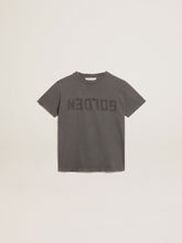 Boys’ T-shirt in gray with distressed treatment