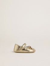 Sofi Baby ballet flats in gold leather
