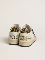 Women's Ball Star Wishes with suede star and leopard-print pony skin heel tab
