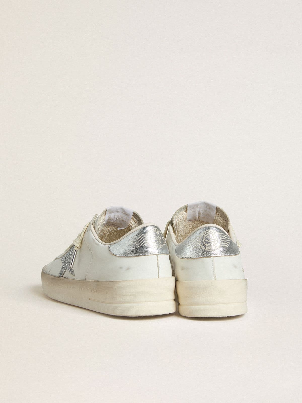 Women’s Stardan LTD with Swarovski crystal star and metallic leather heel tab