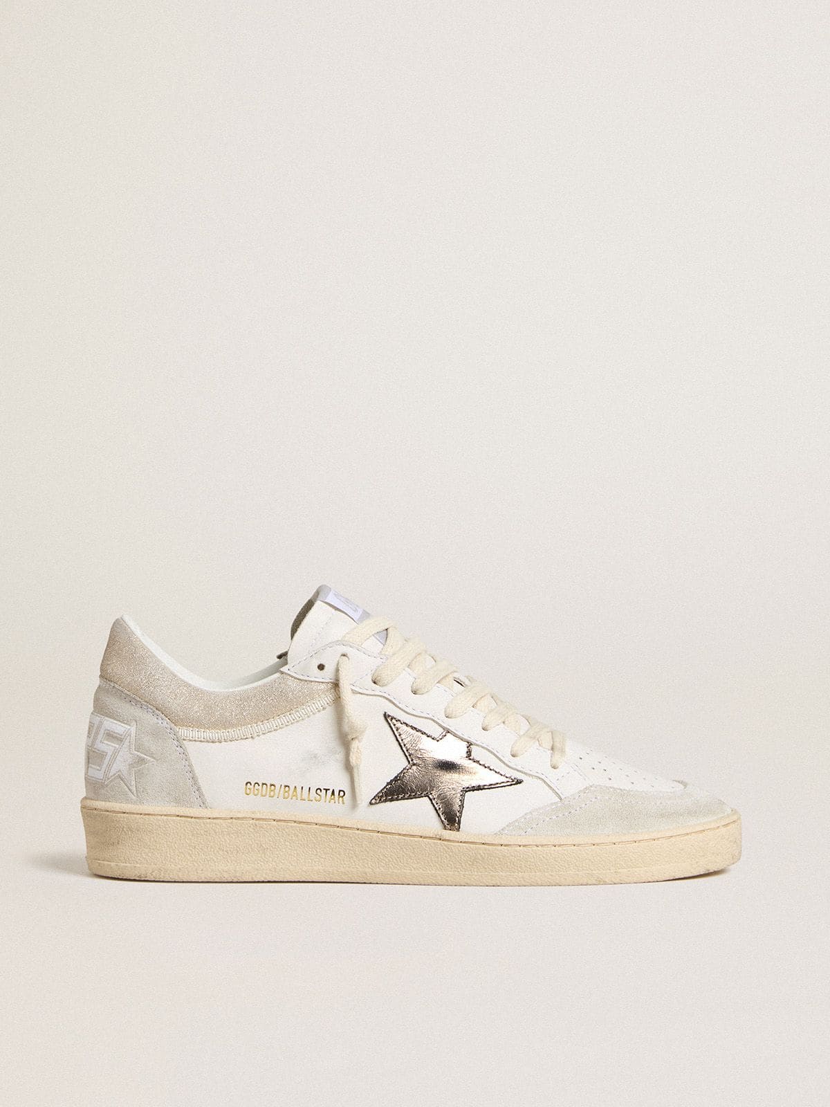 Women's Ball Star with metallic leather star and glossy leather heel tab