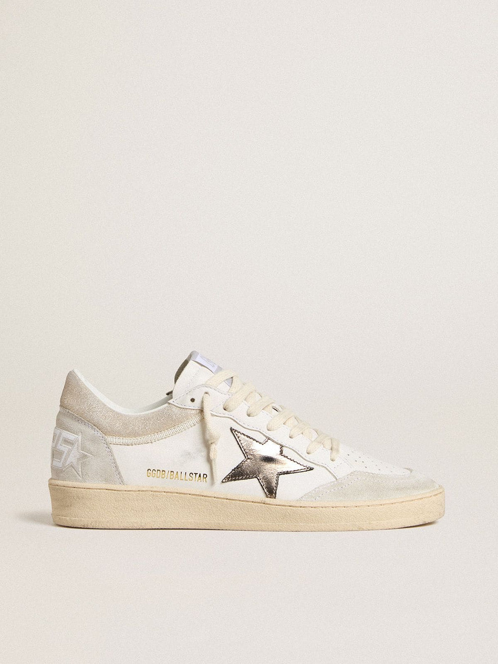 Women's Ball Star with metallic leather star and glossy leather heel tab