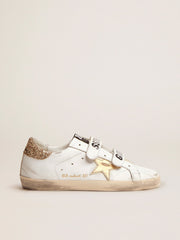 Women's Old School with gold star in laminated leather
