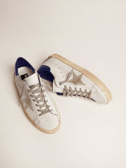 Women's blue and white Super-Star sneakers | Golden Goose