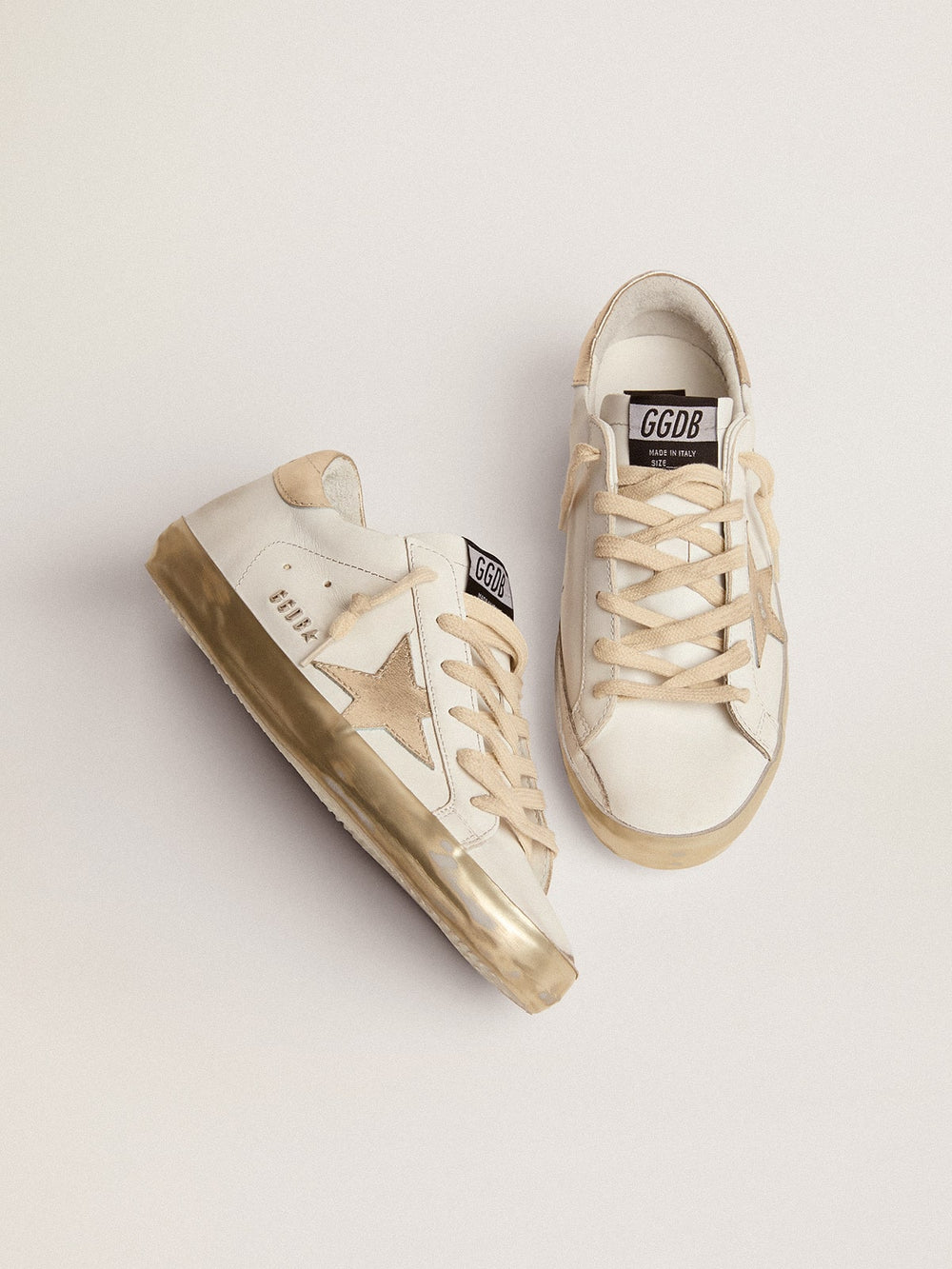 Women’s Super-Star sneakers with gold foxing | Golden Goose