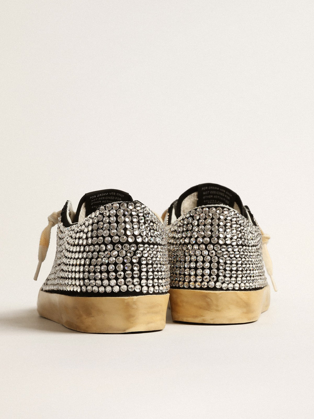 Super-Star LTD with Swarovski crystals and black leather star