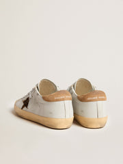 Women's Super-Star in nappa leather with pony skin star and suede heel tab